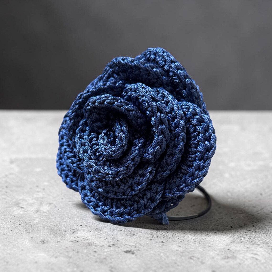 Rose Fascinator Headband, detail view